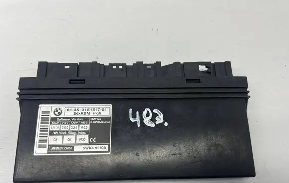 BMW 5 E60 E61 Comfort/convenience module 9151517 5WK49110A