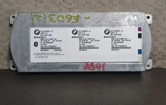 BMW 5 E60 E61 Bluetooth control unit module 9199976