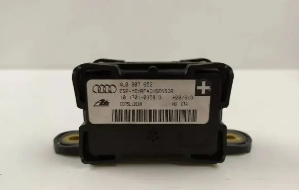 Audi Q7 4L ESP acceleration yaw rate sensor 4L0907652 C075L12E6N 10170103583