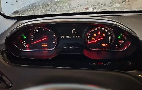 Peugeot 208 I Speedometer (instrument cluster) 9801904080H IMPRK1546401