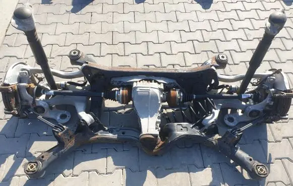 Audi A6 S6 C7 4G Rear axle beam with reductor 