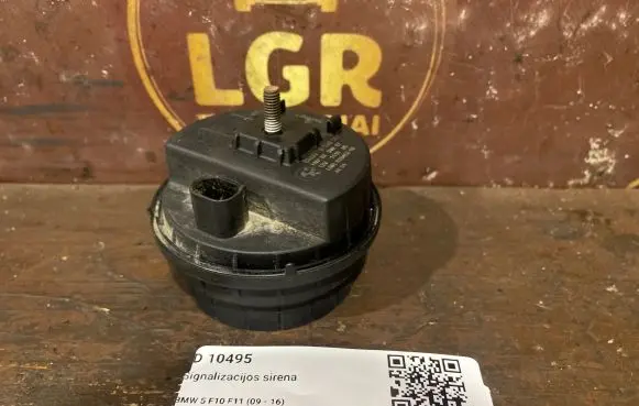 BMW 5 F10 F11 Alarm system siren 9198581