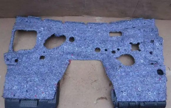 Ford Mustang VI Rear floor carpet liner 