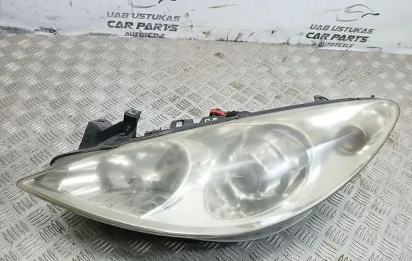 Peugeot 307 Headlight/headlamp 9655764380