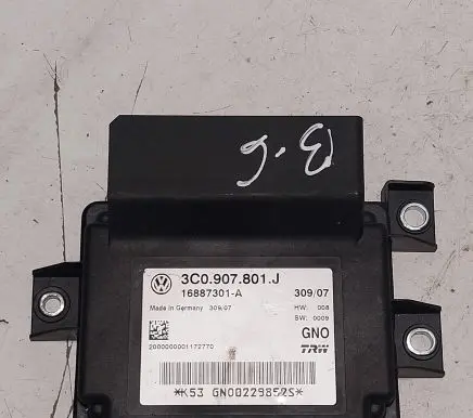 Volkswagen PASSAT B6 Hand brake control module 3C0907801J 16887301A GN00229852S