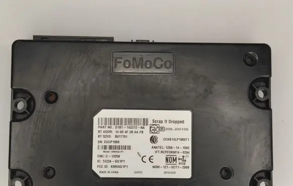 Ford Fiesta Central body control module D1BT-14D212-NA