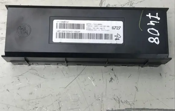 Opel Astra J Air conditioning/heating control unit 13586727