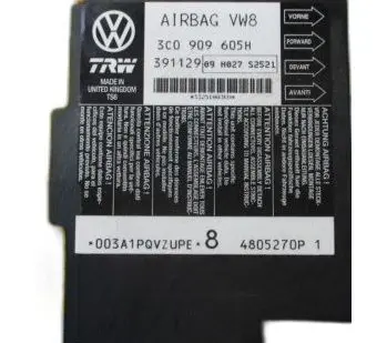 Volkswagen PASSAT B6 Airbag control unit/module 