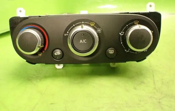 Renault Clio IV Climate control/heater control trim T1019676Z