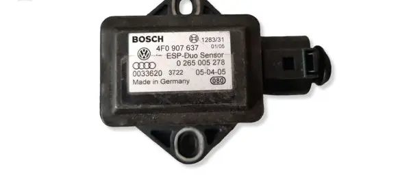 Audi A6 Allroad C6 ESP acceleration yaw rate sensor 4F0907637