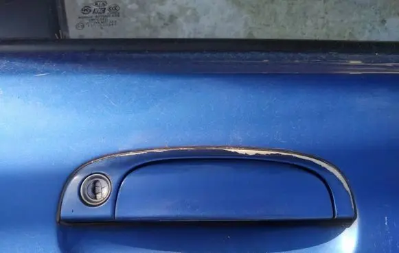 KIA Rio Front door exterior handle
