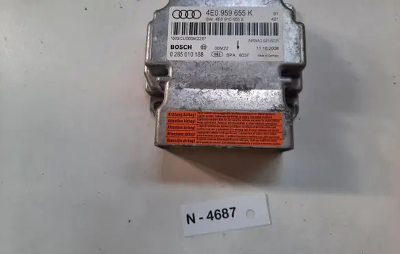 Audi A8 S8 D3 4E Airbag control unit/module 4E0959655K