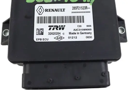 Renault Scenic III - Grand scenic III Hand brake control module 285F21523R 32620254 A2C31099000