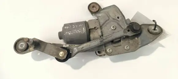 Front wiper linkage and motor