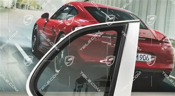 Porsche Cayenne (9PA) Side middle window/glass 95554311236