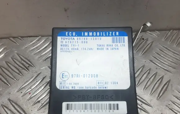 Toyota Corolla Verso E121 Immobilizer control unit/module 8978013010