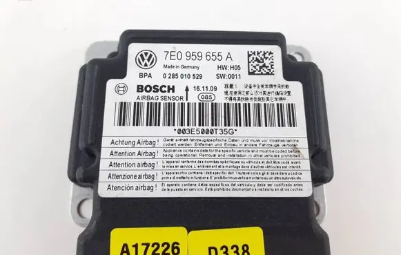 Volkswagen Transporter - Caravelle T5 Airbag control unit/module 7E0959655A 7E0959655 0285010529