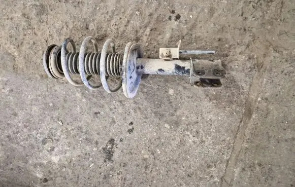 Citroen C4 I Front shock absorber with coil spring