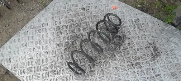 Renault Laguna III Rear coil spring