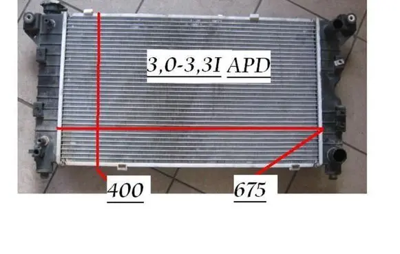Chrysler Voyager Coolant radiator 4682976 1035001