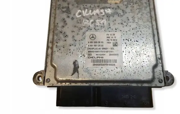 Mercedes-Benz C W205 Engine control unit/module ECU A6519000603 A6519012002 28449850
