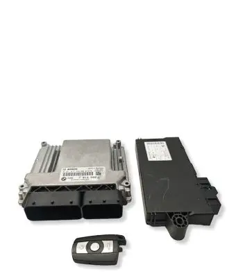 BMW 5 E60 E61 Engine ECU kit and lock set 7812500 9147221 0281015552