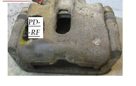 Renault Megane I Front brake caliper A5696