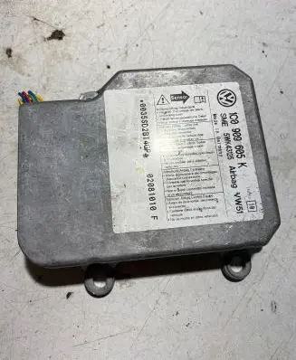 Volkswagen Polo Airbag control unit/module 1C0909605K 02081010F 5WK43125