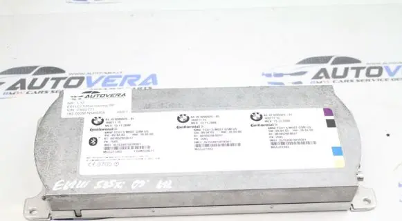 BMW 6 E63 E64 Bluetooth control unit module 9205929