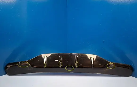 Rear bumper lower part trim