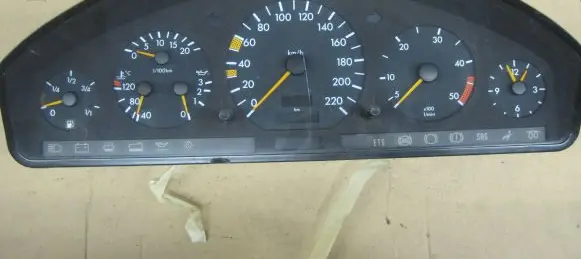 Mercedes-Benz S W140 Speedometer (instrument cluster) 1404402911