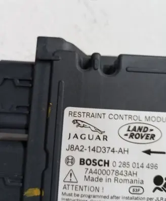 Jaguar I-Pace Airbag control unit/module J8A214D374AH ZA40007843AH P40007843