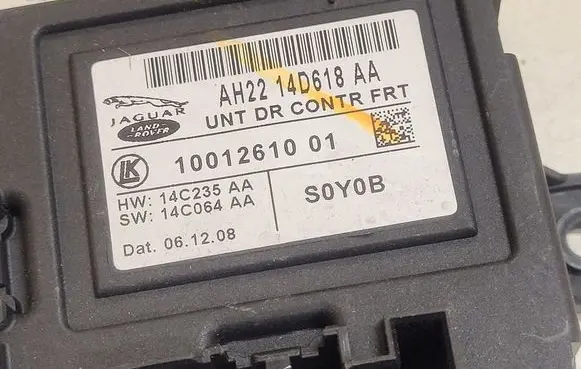 Jaguar XF Door control unit/module AH2214D618AA 1001261001