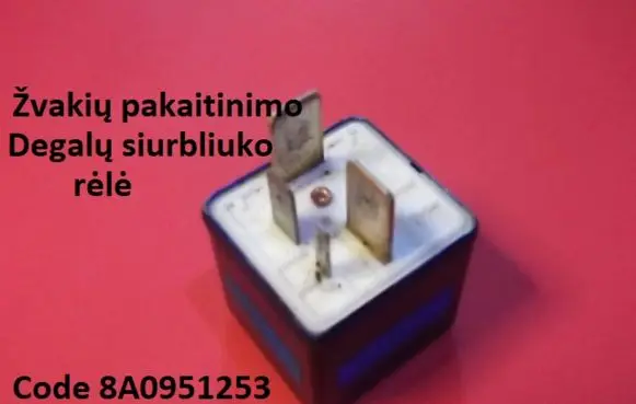 Audi A4 S4 B7 8E 8H Glow plug pre-heat relay 8A0951253