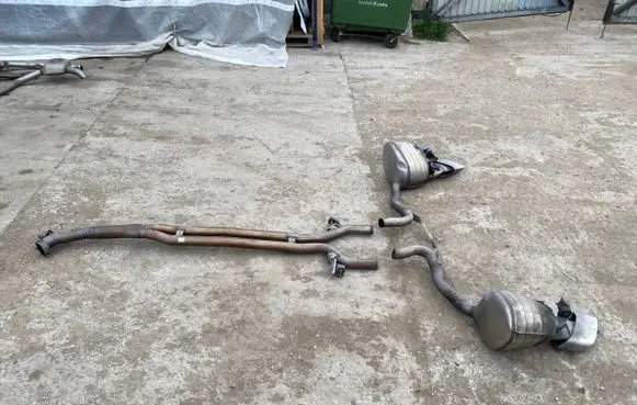 Porsche Panamera (971) Muffler/silencer 971253352