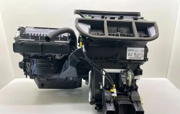 Interior heater climate box assembly