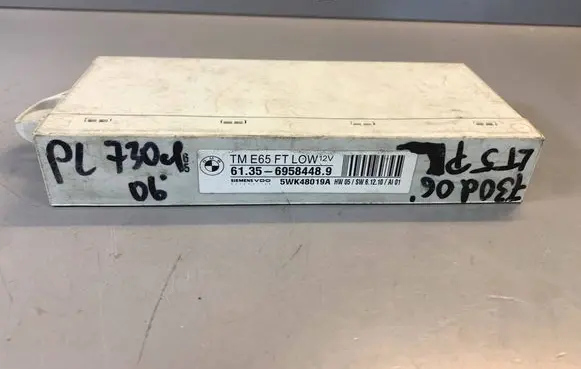 BMW 7 E65 E66 Door central lock control unit/module 6958448 5WK48019A