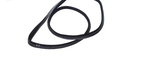 Rubber seal rear door