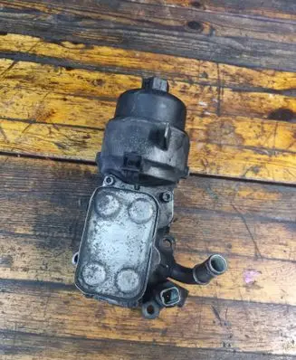 Peugeot 407 Oil filter mounting bracket 9656830180
