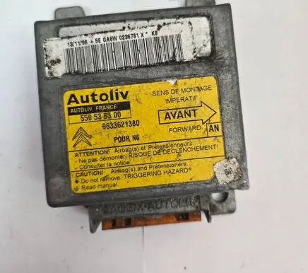 Citroen Xsara Airbag control unit/module 9633621380 550535300