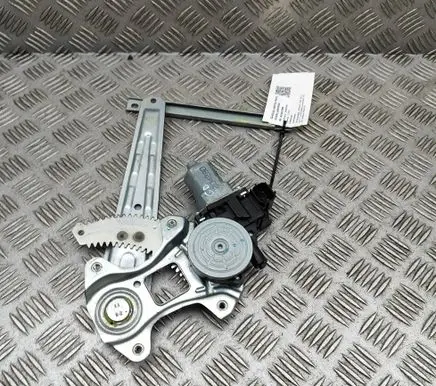 Rear window lifting mechanism without motor