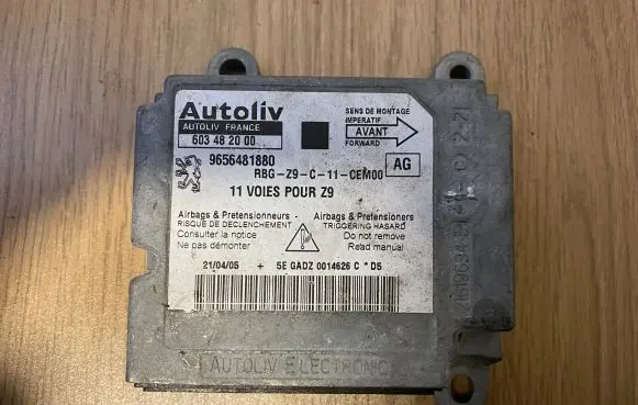 Peugeot 607 Airbag control unit/module 9656481880 603482000