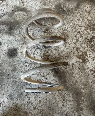 Front coil spring