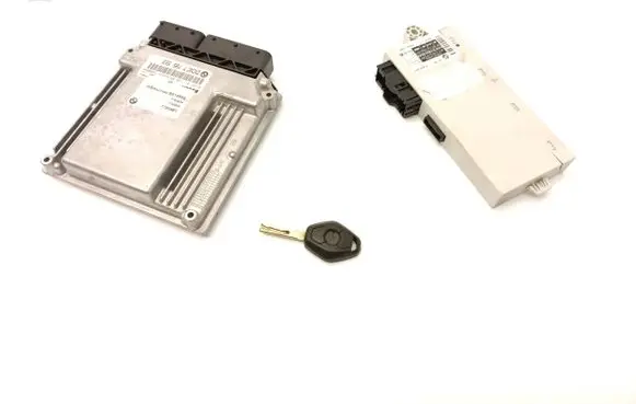 BMW 5 E60 E61 Engine ECU kit and lock set 7795553 0281011120 7793829