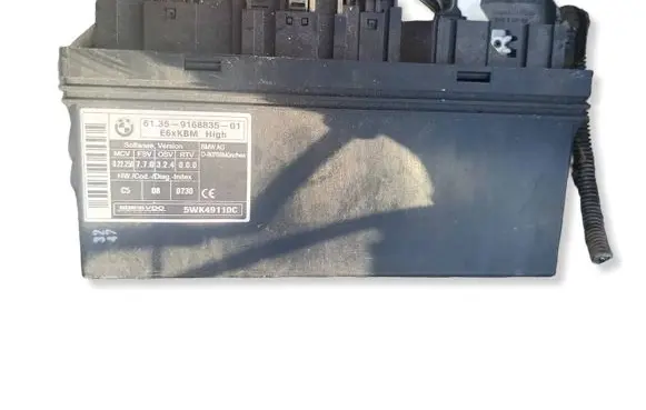 BMW 5 E60 E61 Comfort/convenience module 9168835 5WK49110C 7703240001