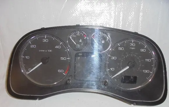 Peugeot 307 Speedometer (instrument cluster) 9654485580