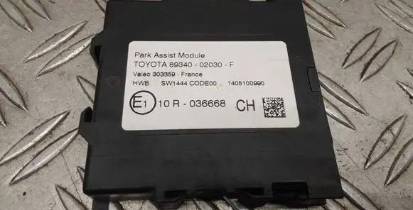 Toyota Auris E180 Parking PDC control unit/module 8934002030