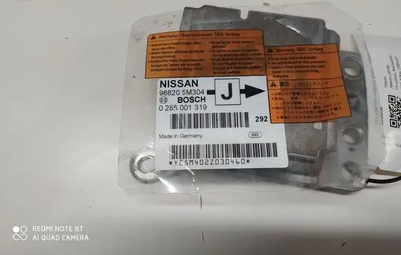 Nissan Almera N16 Airbag control unit/module 988205M304 0285001319