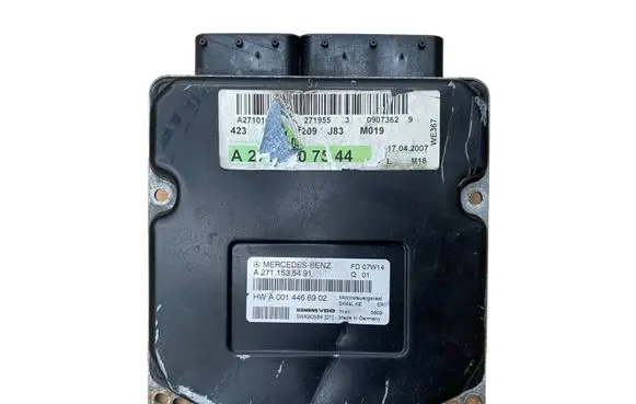 Mercedes-Benz CLK A209 C209 Engine control unit/module A2711535491 5WK90584 A0014466902