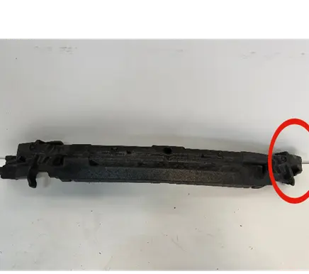 Peugeot 208 II Front bumper foam support bar 9823204480